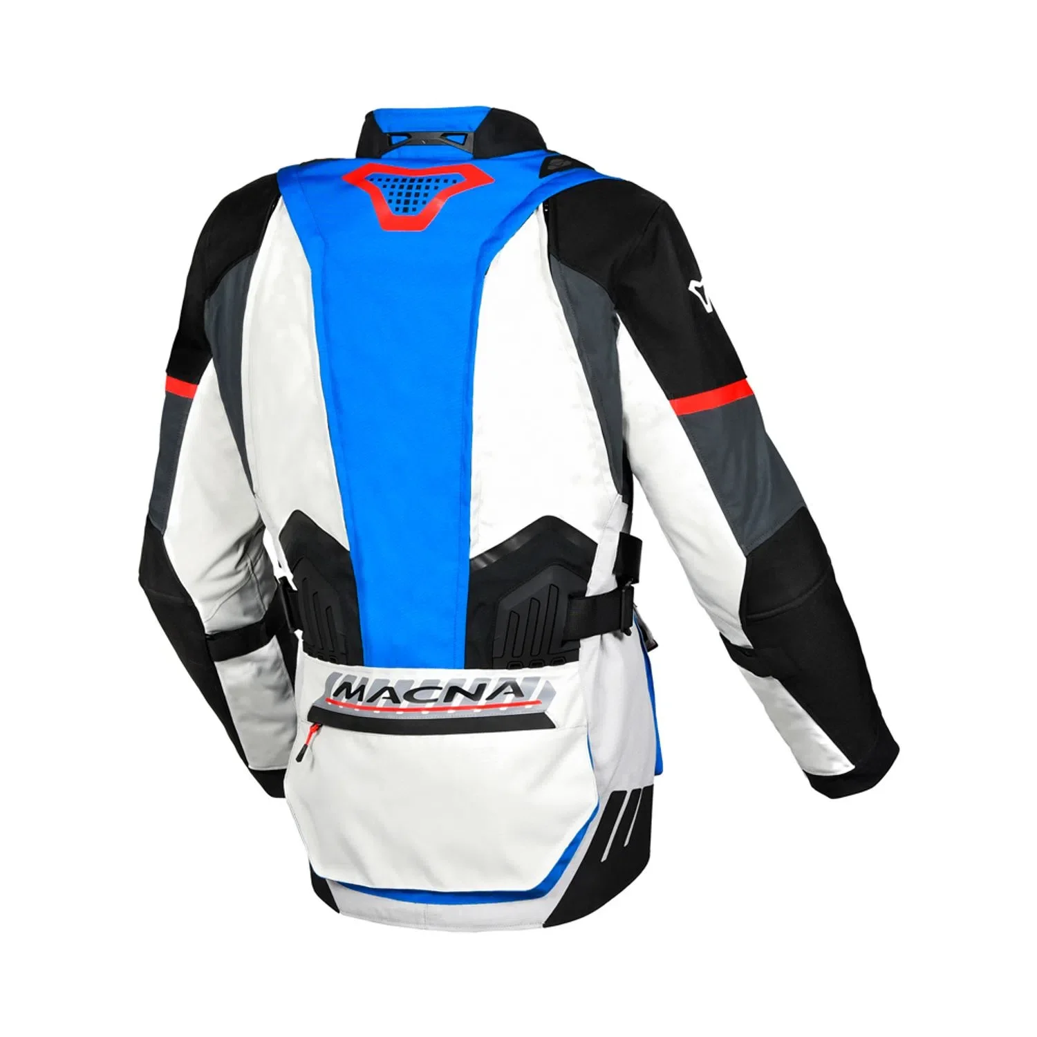 Jaqueta Macna Domane Cinza/Azul/Preto - Spinelli Motos Boutique